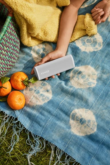 Sonos Roam bærbar trådløs højttaler (lunar white)