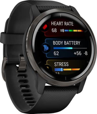Garmin Venu 2 GPS smartwatch (black slate)
