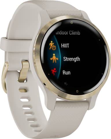 Garmin Venu 2S GPS smartwatch (light gold/light sand)