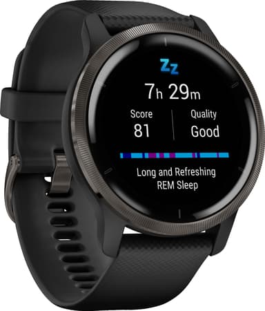 Garmin Venu 2 GPS smartwatch (black slate)