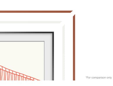 Samsung The Frame 65" skrå ramme (2021-2024/hvid)