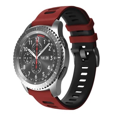 Twin Sport Armbånd Samsung Galaxy Gear S3 - Rød/sort