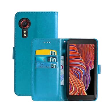 Wallet Cover 3-kort Samsung Galaxy Xcover 5  - Lyseblå