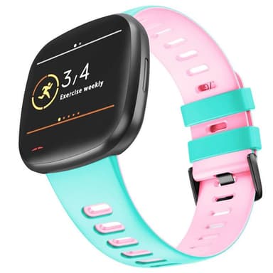 Twin Sport Armbånd Fitbit Versa 3 - Mint/pink