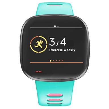 Twin Sport Armbånd Fitbit Versa 3 - Mint/pink
