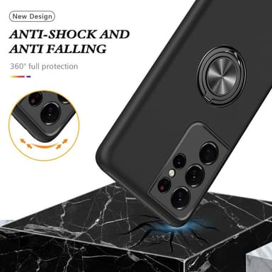 Samsung Galaxy S21 Ultra Fingerring Kickstand Hybrid Taske