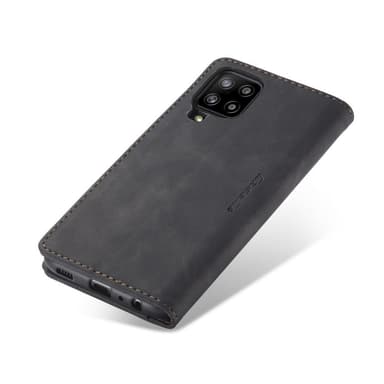 CASEME Retro Pung Taske til Samsung Galaxy A12 - Sort
