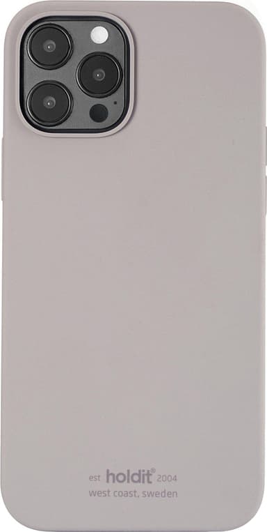 Holdit iPhone 12/12 Pro silikonecover (taupe)