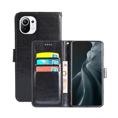 Wallet Cover 3-kort Xiaomi Mi 11  - sort
