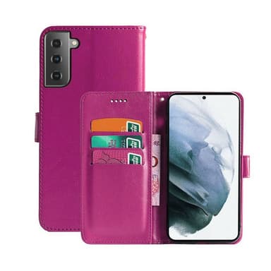 Wallet Cover 3-kort Samsung Galaxy S21 FE  - lyserød