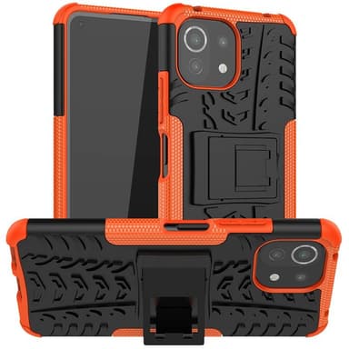 Stødbestandigt cover med stativ Xiaomi Mi 11 Lite  - appelsin