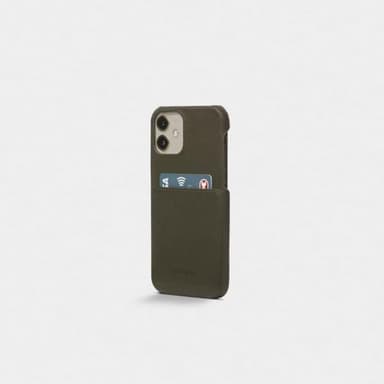 Trunk iPhone 12/iPhone 12 Pro Cover Leather Backcover Grøn