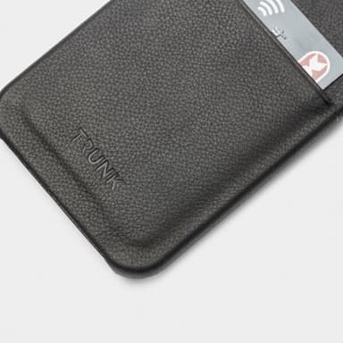 Trunk iPhone 12 Pro Max Cover Leather Backcover Sort