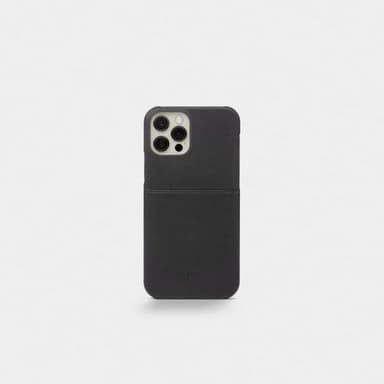 Trunk iPhone 12 Pro Max Cover Leather Backcover Sort