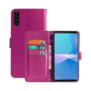 Wallet Cover 3-kort Sony Xperia 10 III  - lyserød