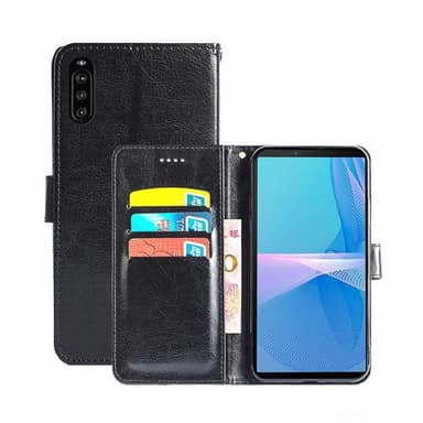 Wallet Cover 3-kort Sony Xperia 10 III  - sort