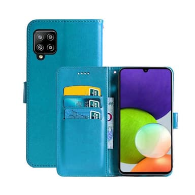Wallet Cover 3-kort Samsung Galaxy A22 4G  - Lyseblå