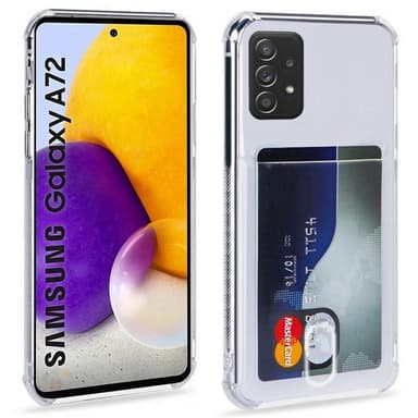 Silikone cover med slot Samsung Galaxy A72 5G