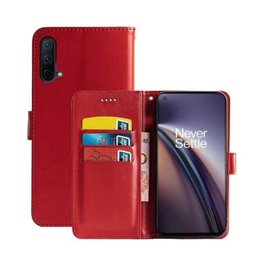 Wallet Cover 3-kort OnePlus Nord CE 5G  - rød