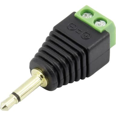 TRU COMPONENTS 1386611 Jack-stik 3,5 mm Stik, lige