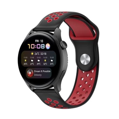EBN Sport Armbånd Huawei Watch 3 - Sort/Rød