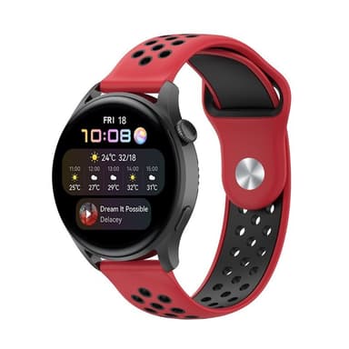 EBN Sport Armbånd Huawei Watch 3 Pro - Rød/sort