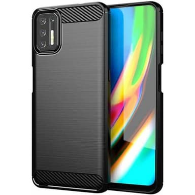 Børstet silikone cover Motorola Moto G9 Plus