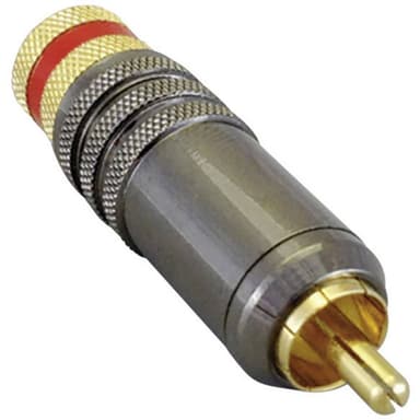 BKL Electronic 0101021 Cinch-stik Stik, lige Poltal: 2