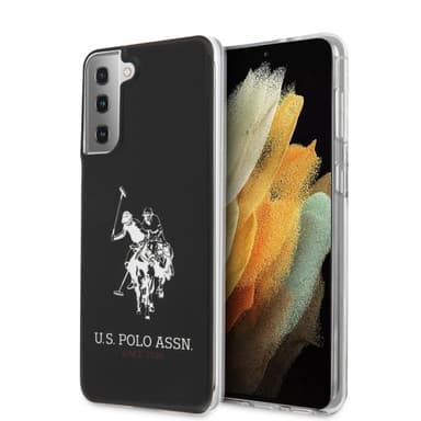 U.S. Polo Samsung Galaxy S21 Plus Cover med Logo Sort