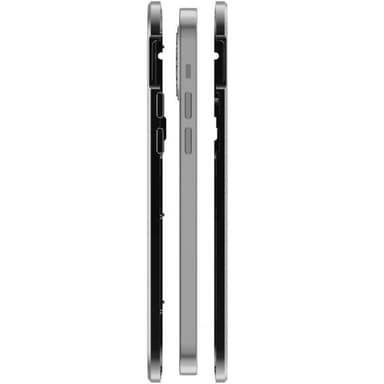 Black Rock iPhone 12 Mini Cover 360° Real Glass Case Sort Transparent