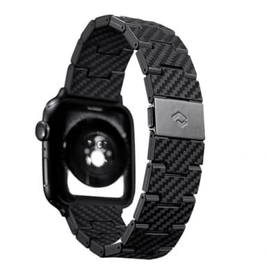 Pitaka Apple Watch 42/44/45mm/Apple Watch Ultra Armbånd Carbon Fiber Watch Band Retro