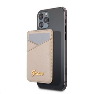 Guess Kortholder MagSafe Metal Logo Guld