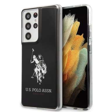 U.S. Polo Samsung Galaxy S21 Ultra Cover med Logo Sort