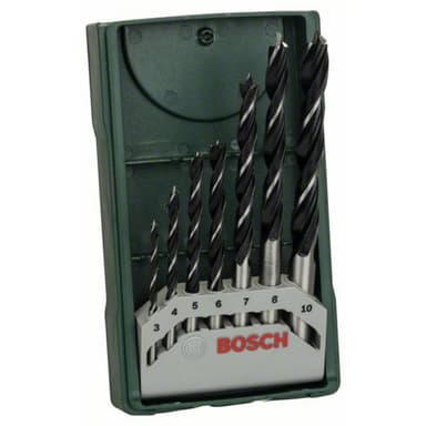 Træ-spiralbor-sæt 7 dele Bosch Accessories 2607019580