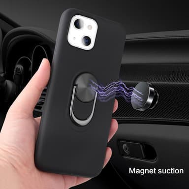 iPhone 13 Mini Fingerring TPU Hybrid Taske Stativ
