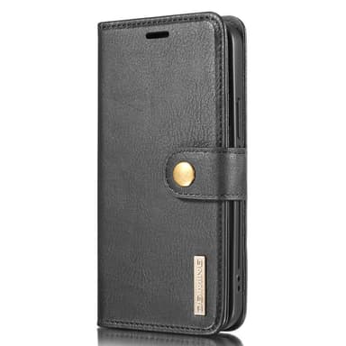 DG.MING til iPhone 13 mini stilfuld tegnebog taske - sort