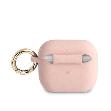 Guess AirPods 3 Cover Printed Logo Lyserød