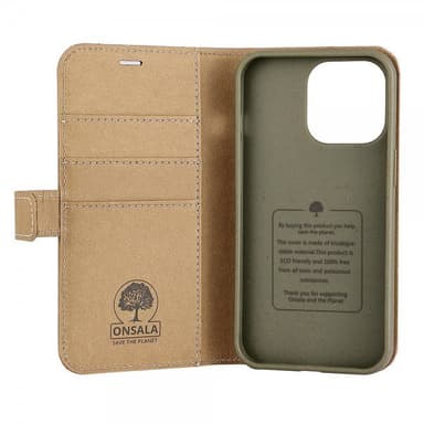 Onsala iPhone 13 Pro Etui ECO Wallet Sand