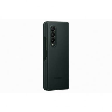 Samsung Original Galaxy Z Fold3 Cover Leather Cover Grøn