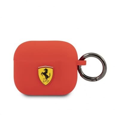 Ferrari AirPods 3 Cover Silikoni Rød