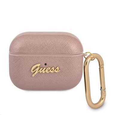 Guess AirPods Pro Cover Saffiano Lyserød