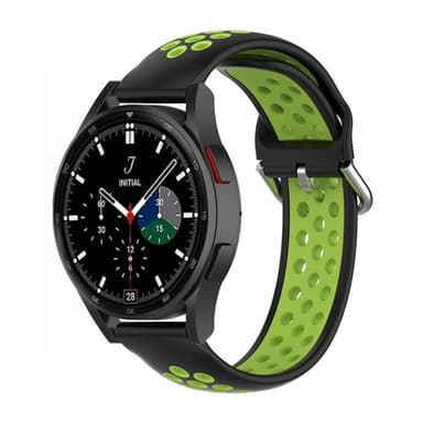 EBN Sport Armband Samsung Galaxy Watch 4 Classic 42mm - Sort/Grøn