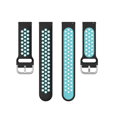 EBN Sport Armbånd Samsung Galaxy Watch 4 40mm - Sort/ Turkis