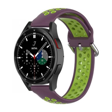 EBN Sport Armband Samsung Galaxy Watch 4 Classic 46mm - Lilla/grøn