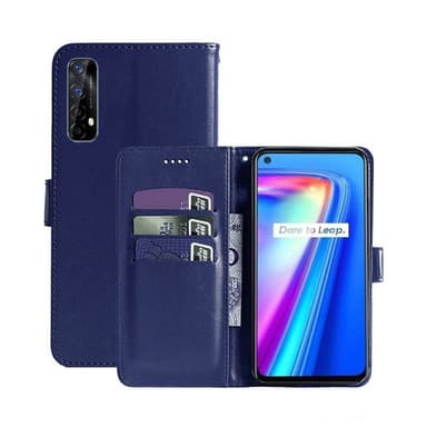 Wallet Cover 3-kort Realme 7 4G  - mørk