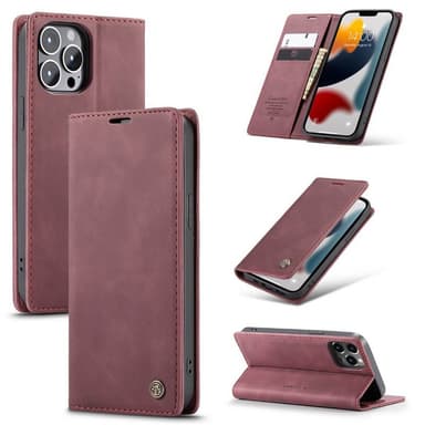 CaseMe Smart FlipCase Apple iPhone 13 Pro Max  - bordeaux
