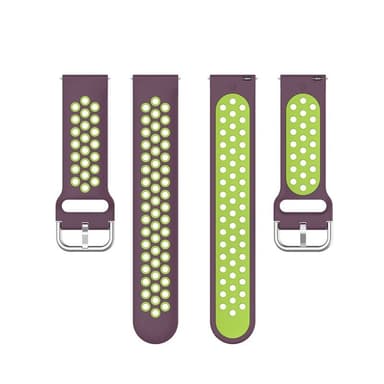 EBN Sport Armband Samsung Galaxy Watch 4 Classic 46mm - Lilla/grøn