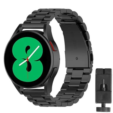 Armbånd Rustfrit stål Samsung Galaxy Watch 4 (40mm) - Sort
