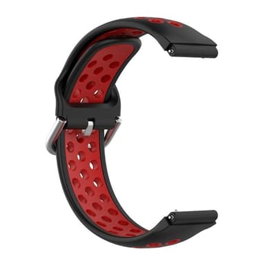 EBN Sport Armbånd Samsung Galaxy Watch 4 44mm -Sort/rød