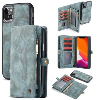 Multi Wallet CaseMe 11-kort Apple iPhone 13 mini  - blå